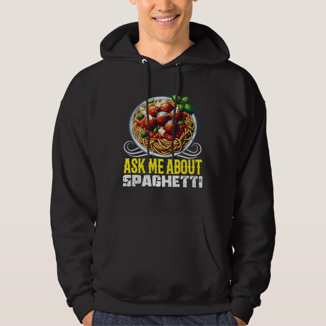 Veste À Capuche me demander à propos de spaghetti (Devant)