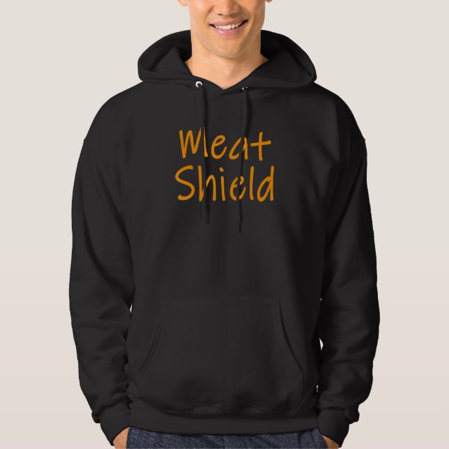 Veste À Capuche Meat Shield Gamer Mème Pour Les Joueurs Alpha 7 (Devant)