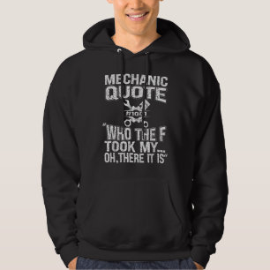 Veste À Capuche Mécanicien Auto Mécanicien Citation