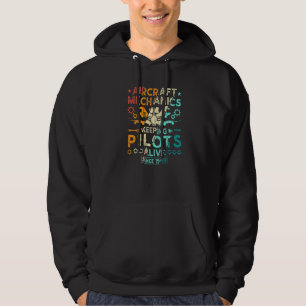 Veste À Capuche Mécanicien de l'aéronef Garder les pilotes en vie
