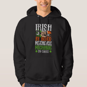 Veste À Capuche Mécanicien moto irlandais de sang par choix Irela