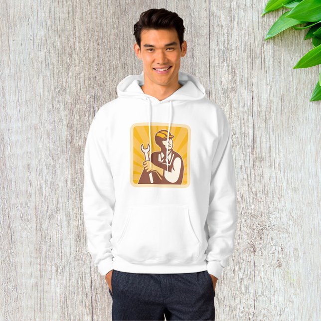 Veste À Capuche Mécanicien Rétro Avec Clé (Créateur téléchargé)