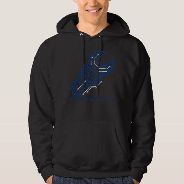 Veste À Capuche Mécanicien système 01 Cadeau de clé technique auto (Devant)