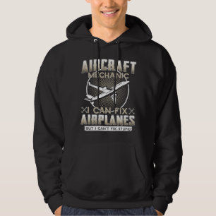 Veste À Capuche Mécanique d'aéronef Je peux réparer les avions, ma
