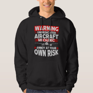 Veste À Capuche Mécanique de l'avion drôle d'avion Mécanique 1