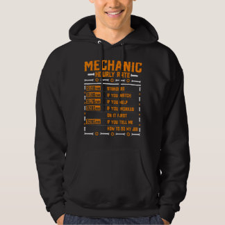 Veste À Capuche Mécanique Horaire Taux Machiniste Réparateur Autom