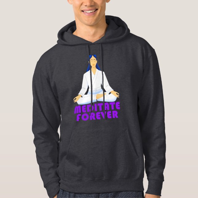 Veste À Capuche Méditer éternellement (Devant)