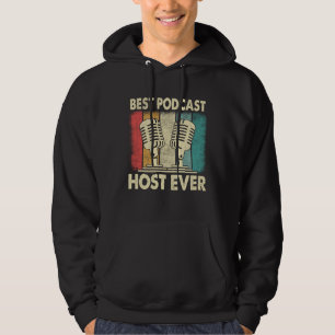 Veste À Capuche Meilleur animateur de podcast jamais Podcaster Po
