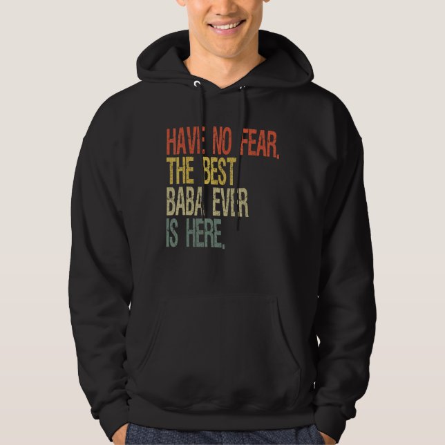 Veste À Capuche Meilleur Baba jamais (Devant)