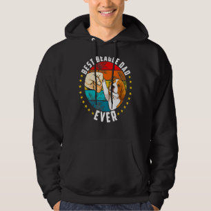 Veste À Capuche Meilleur Beagle père jamais Vintage Poing Bump Chi