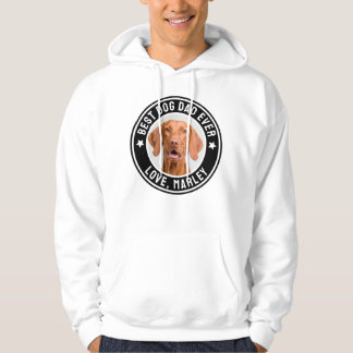 Veste À Capuche Meilleur Chien Papa Jamais Personnalisé Animaux de