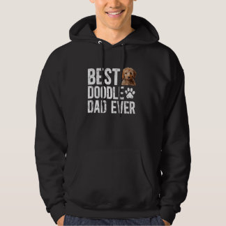 Veste À Capuche Meilleur Doodle Papa Jamais Papa D'Un Père Goldend