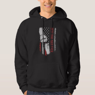 Veste À Capuche Meilleur Drapeau américain pour meilleur visage