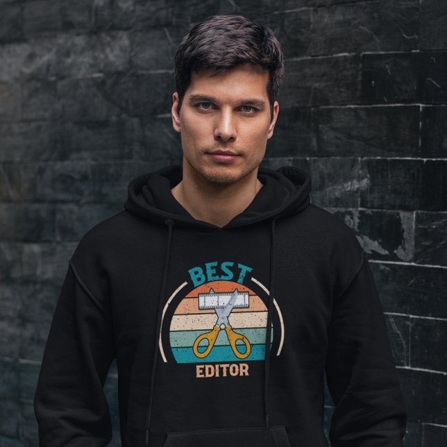 Veste À Capuche Meilleur éditeur - Retro (Créateur téléchargé)