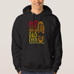 Veste À Capuche Meilleur Effin Bonus Papa Merci Jamais D'Avoir Mon