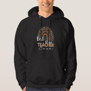 Veste À Capuche Meilleur Enseignant De Lever Ever Boho Arc-En-Ciel