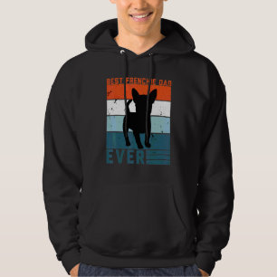 Veste À Capuche Meilleur Français Papa Jamais Français Buldog