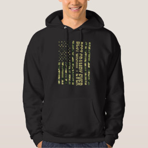 Veste À Capuche Meilleur Grampy jamais nous Drapeau Américain Gran