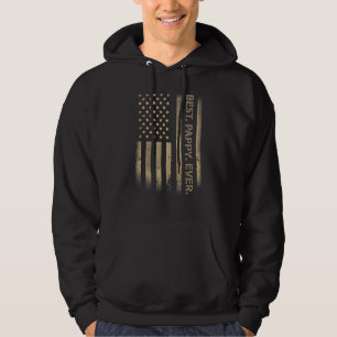 Veste À Capuche Meilleur Joyeux Jour Américain Grunge Drapeau Amér