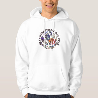 Veste À Capuche meilleur papa de basket