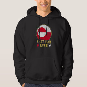 Veste À Capuche Meilleur Papa Groenlandais Du Pays Gree