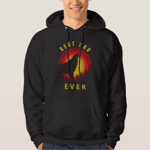 Veste À Capuche "Meilleur papa jamais" Lever du soleil de Coyote W
