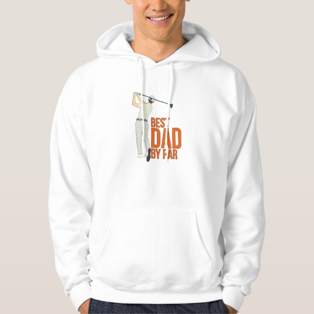 Veste À Capuche Meilleur papa par rapport (Devant)