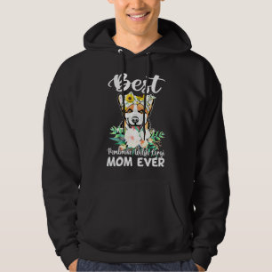 Veste À Capuche Meilleur Pembroke Welsh Corgi Maman toujours Flora