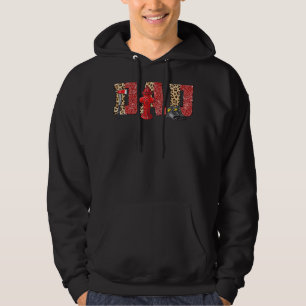 Veste À Capuche Meilleur Pompier Papa Leopard Fier Papa Grand-père