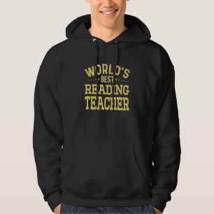 Veste À Capuche Meilleur titre de poste d'enseignant en lecture du