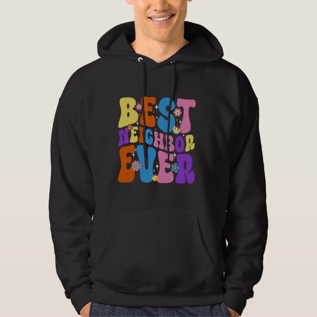 Veste À Capuche Meilleur voisin (Devant)