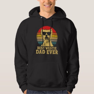 Veste À Capuche Meilleur Westin Papa Jamais Chien Retro Vintage
