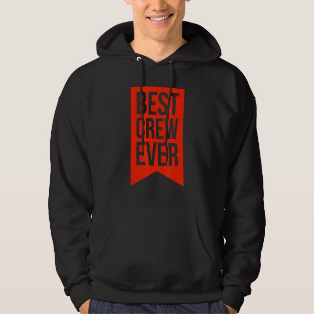 Veste À Capuche Meilleure équipe d'équipe d'équipe d'équipe d'équi (Devant)