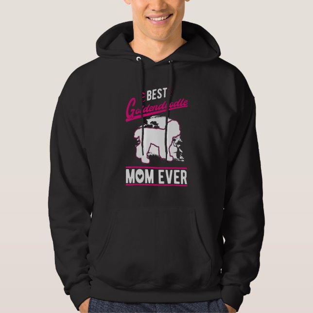 Veste À Capuche Meilleure maman Goldendoodle de tous les temps (Devant)