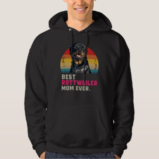 Veste À Capuche Meilleure maman Rottweiler 13 ans