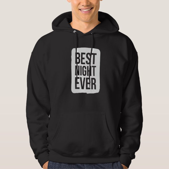 Veste À Capuche Meilleure nuit Ever Group Team Événements Organism (Devant)