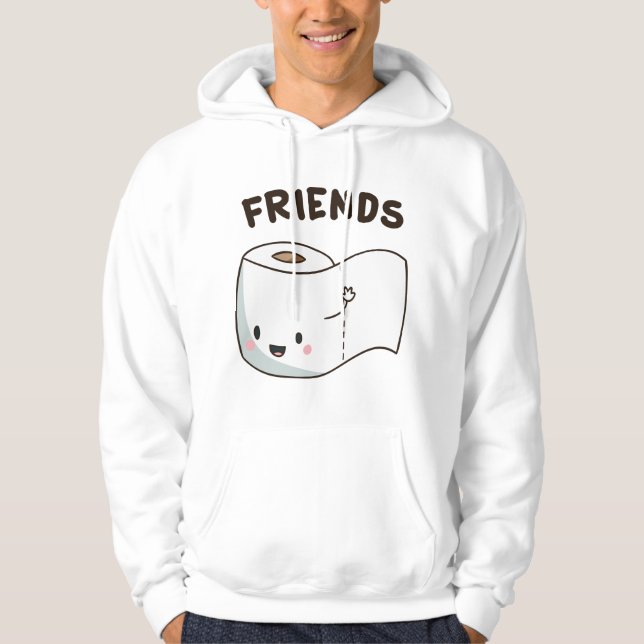 Veste À Capuche Meilleurs amis (Devant)