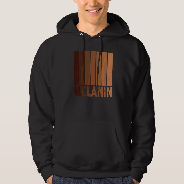 Veste À Capuche Melanin Black Pride Blm Black History Mois Queen (Devant)