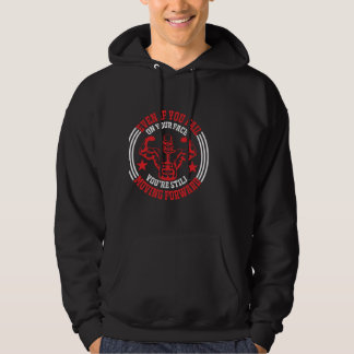 Veste À Capuche Même si vous tombez sur votre visage Gym