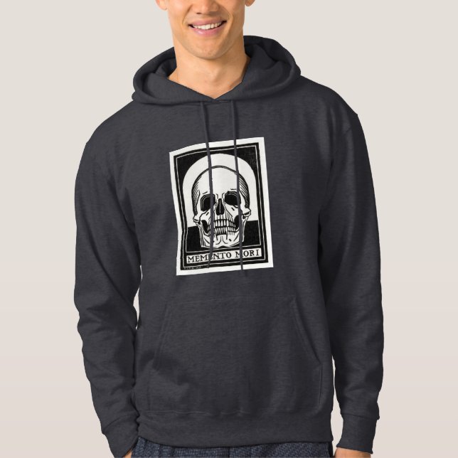 Veste À Capuche Memento mori - Se souvenir de la mort (Devant)