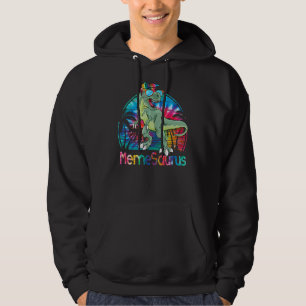 Veste À Capuche Memesaurus Rex Dinosaur Tie Dye Meme Saurus Mère