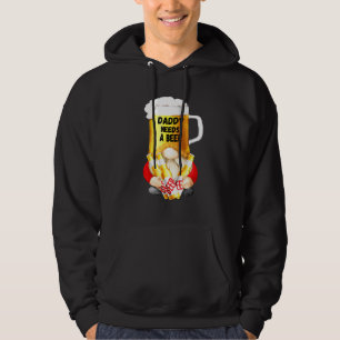 Veste À Capuche Mens Beer Mug Gnome Tee For Dad Gardener - Papa N