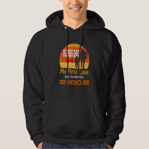 Veste À Capuche Mens Bonus Papa Mon Premier Amour Mon Forever Hero