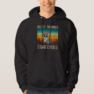 Veste À Capuche Mens Bunny Vintage meilleur lapin papa jamais père