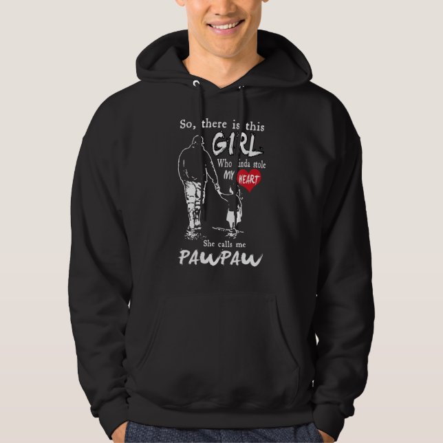 Veste À Capuche Mens Cette Fille Qui, Comme Elle, M'A Volé Le Coeu (Devant)
