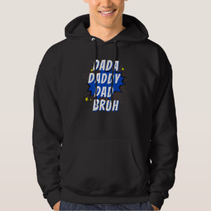 Veste À Capuche Mens Dada Papa Papa Papa Bruh Papa Fête des pères