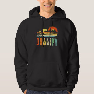 Veste À Capuche Mens Grampy Parce Que Grand-Père Est Pour Les Vieu