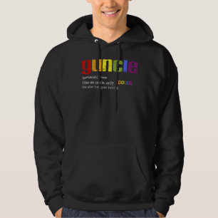 Veste À Capuche Mens Guncle Définition Lgbt Tee Pour Gay Uncle