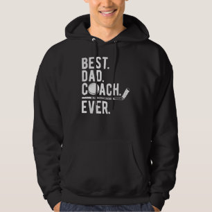 Veste À Capuche Mens Hockey sur glace meilleur papa entraîneur ja