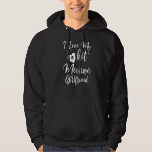 Veste À Capuche Mens I Love My Hot Mexican Girlfriend Couples mign